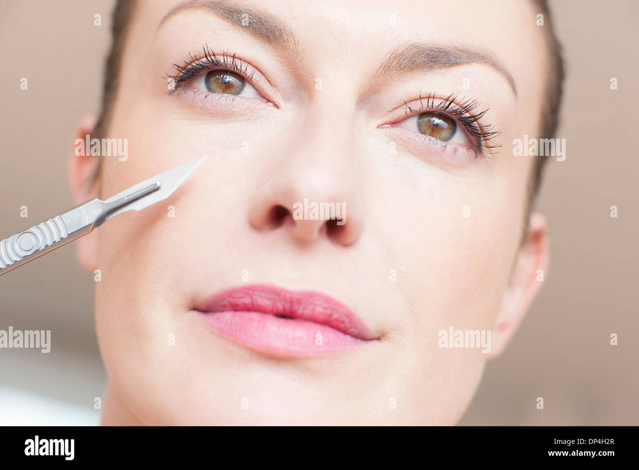 Kosmetische Chirurgie, Konzeptbild Stockfoto