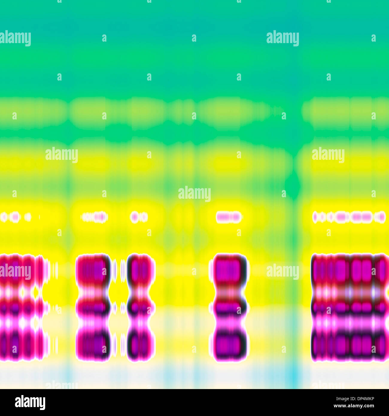 DNA-Sequenz, artwork Stockfoto