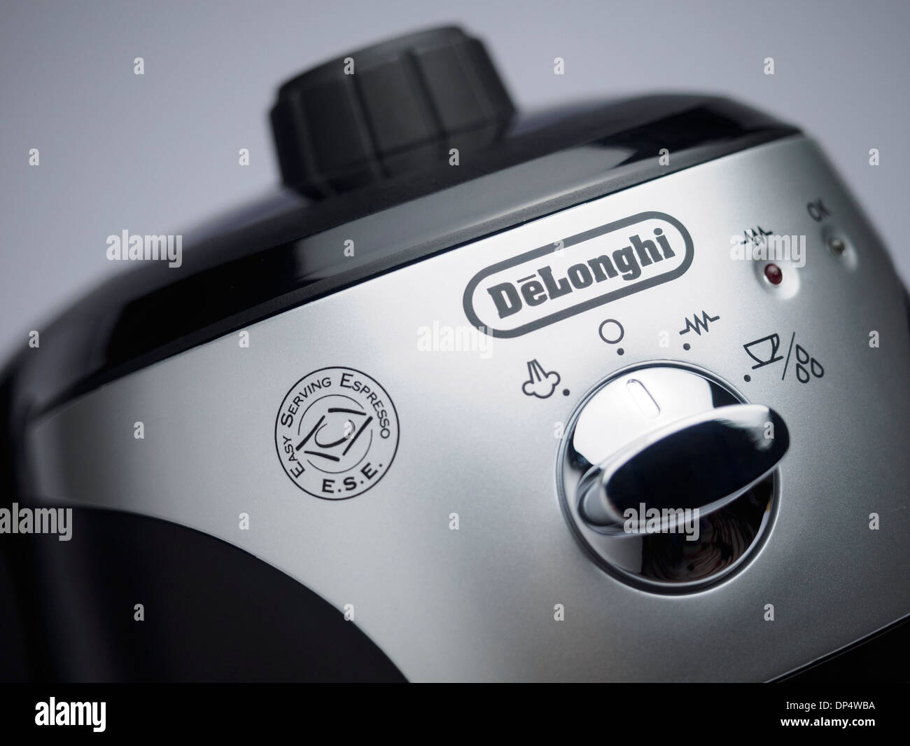 DeLonghi EC220-elektrische Espresso-Kaffeemaschine-detail Stockfoto