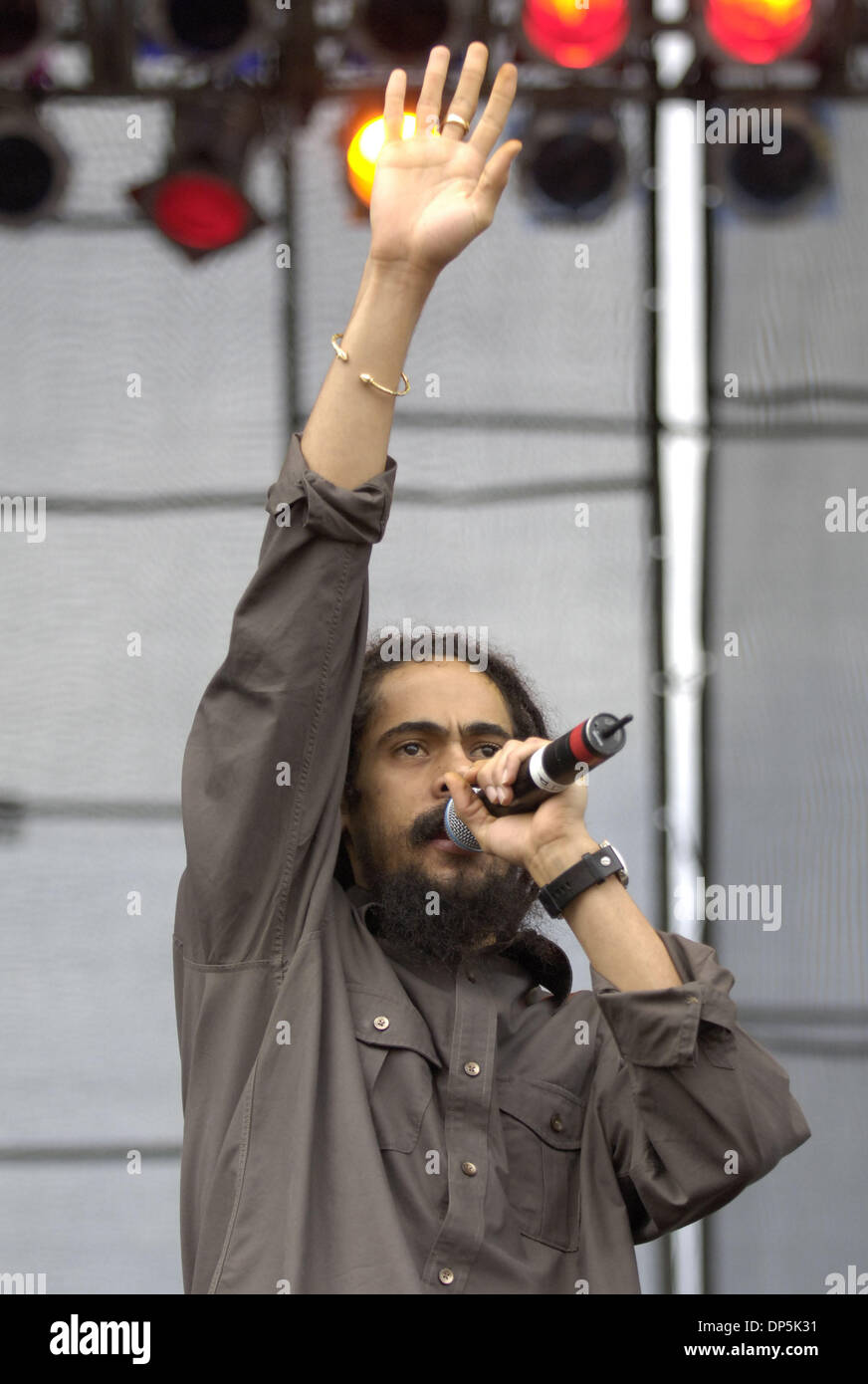 Sep 17, 2006; Austin, TX, USA; DAMIEN MARLEY die live bei der Austin City Limits Music Festival 2006. Obligatorische Credit: Foto von Jerome Brunet/ZUMA Press. (©) Copyright 2006 von Jerome Brunet Stockfoto