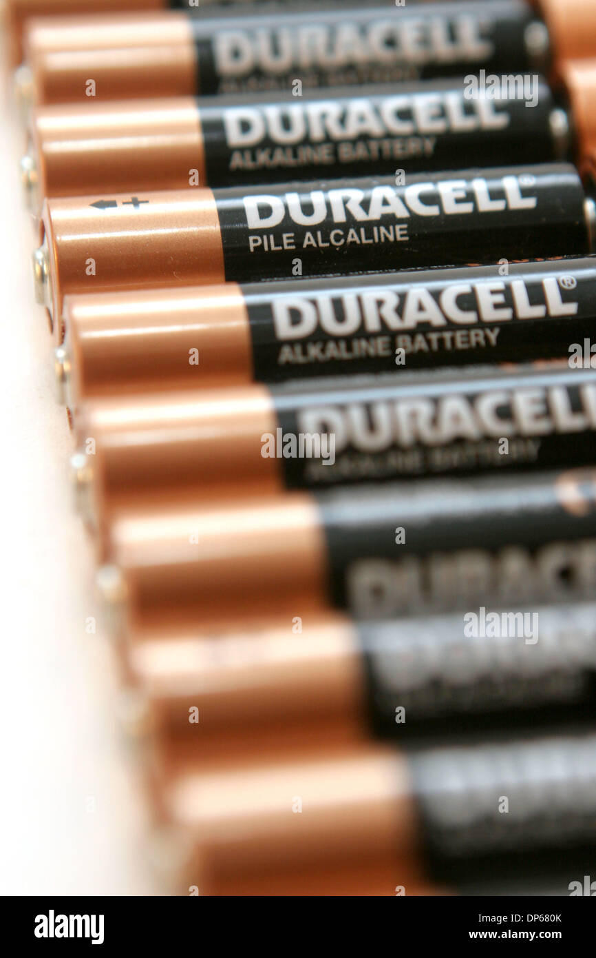8. Oktober 2006; Los Angeles, Kalifornien, USA; Duracell AA-Batterien