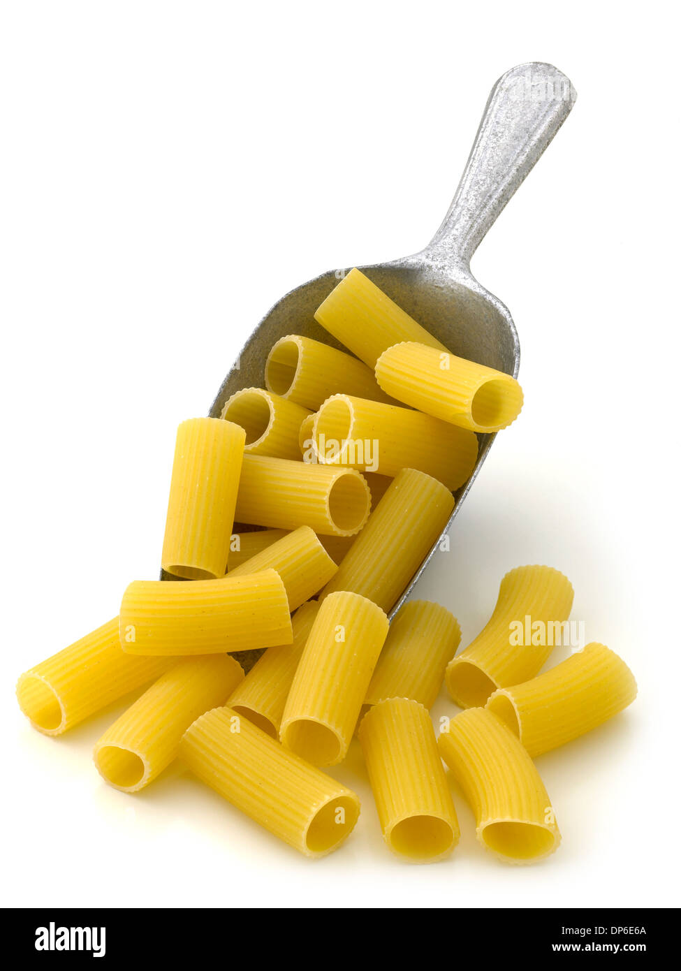 Nudeln in einer Kugel Stockfoto