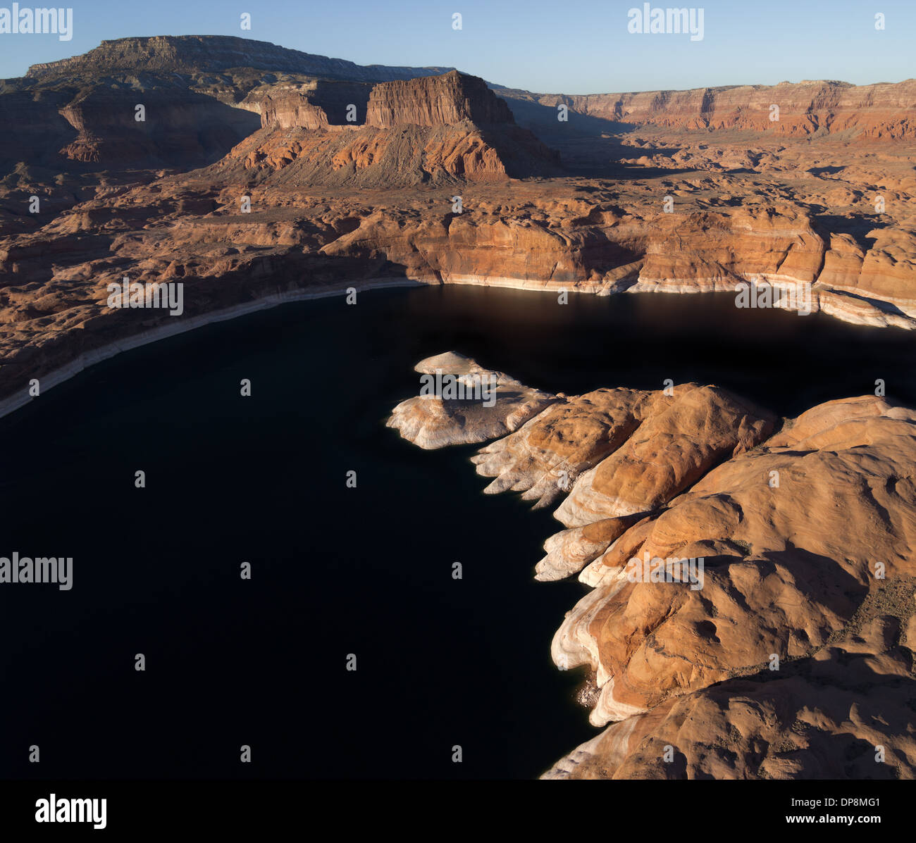 Luftaufnahmen des Lake Powells auf den Colorado River Arizona USA Stockfoto