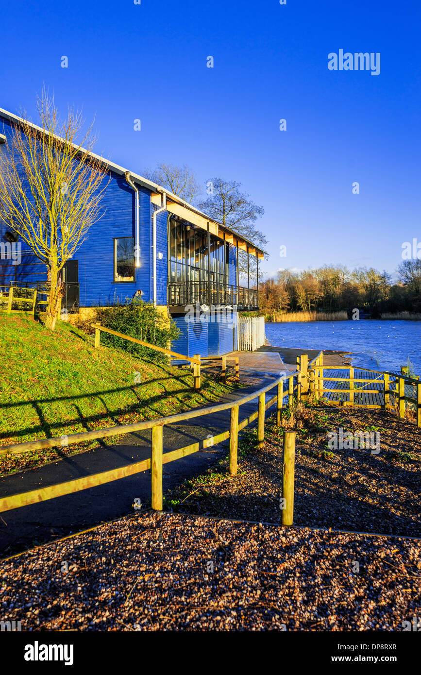 Besucher-Center Pfeil Tal See Land Park Redditch Worcestershire Midlands England uk Stockfoto