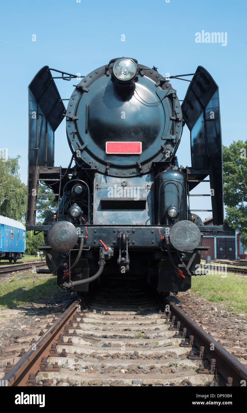 Alte Dampflokomotive Stockfoto
