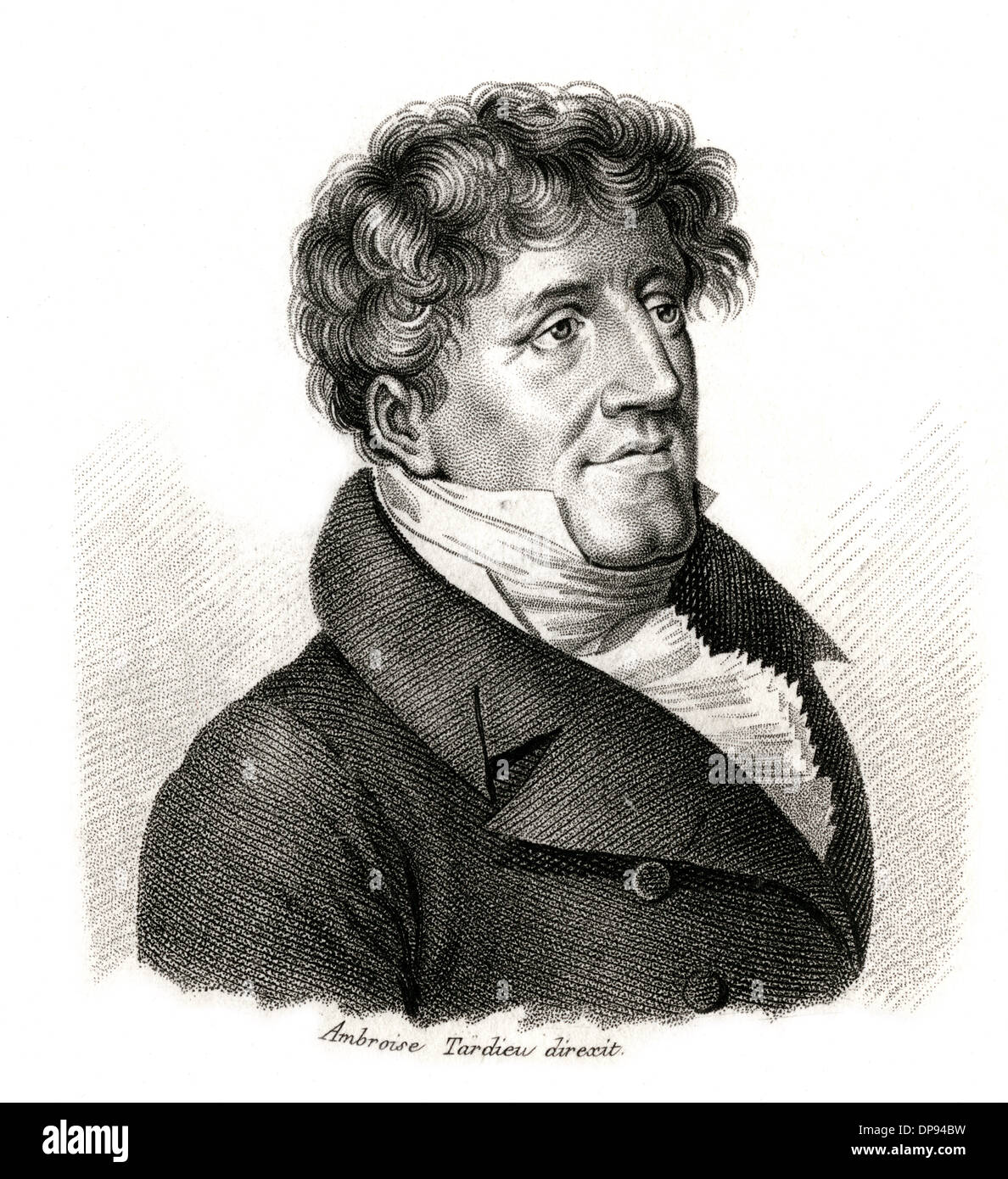 Georges Cuvier, französischer Wissenschaftler Stockfoto