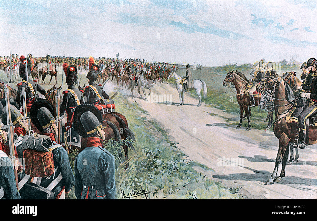 VERANSTALTUNGEN/KRIEG/NAPOLEONISCHEN Stockfoto