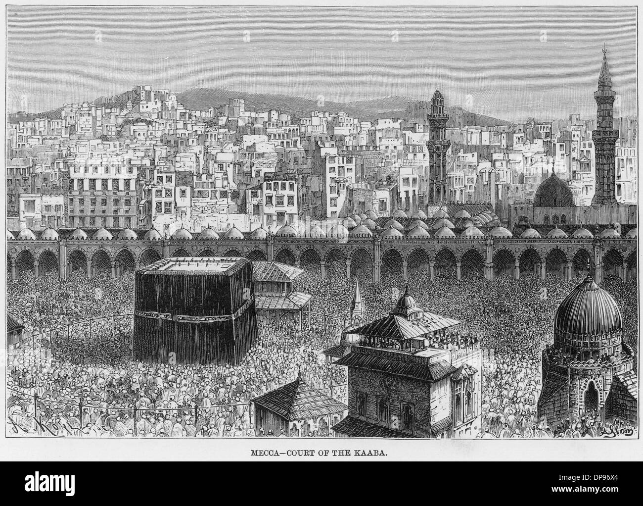 Saudi-Arabien: Mekka 1882 Stockfoto