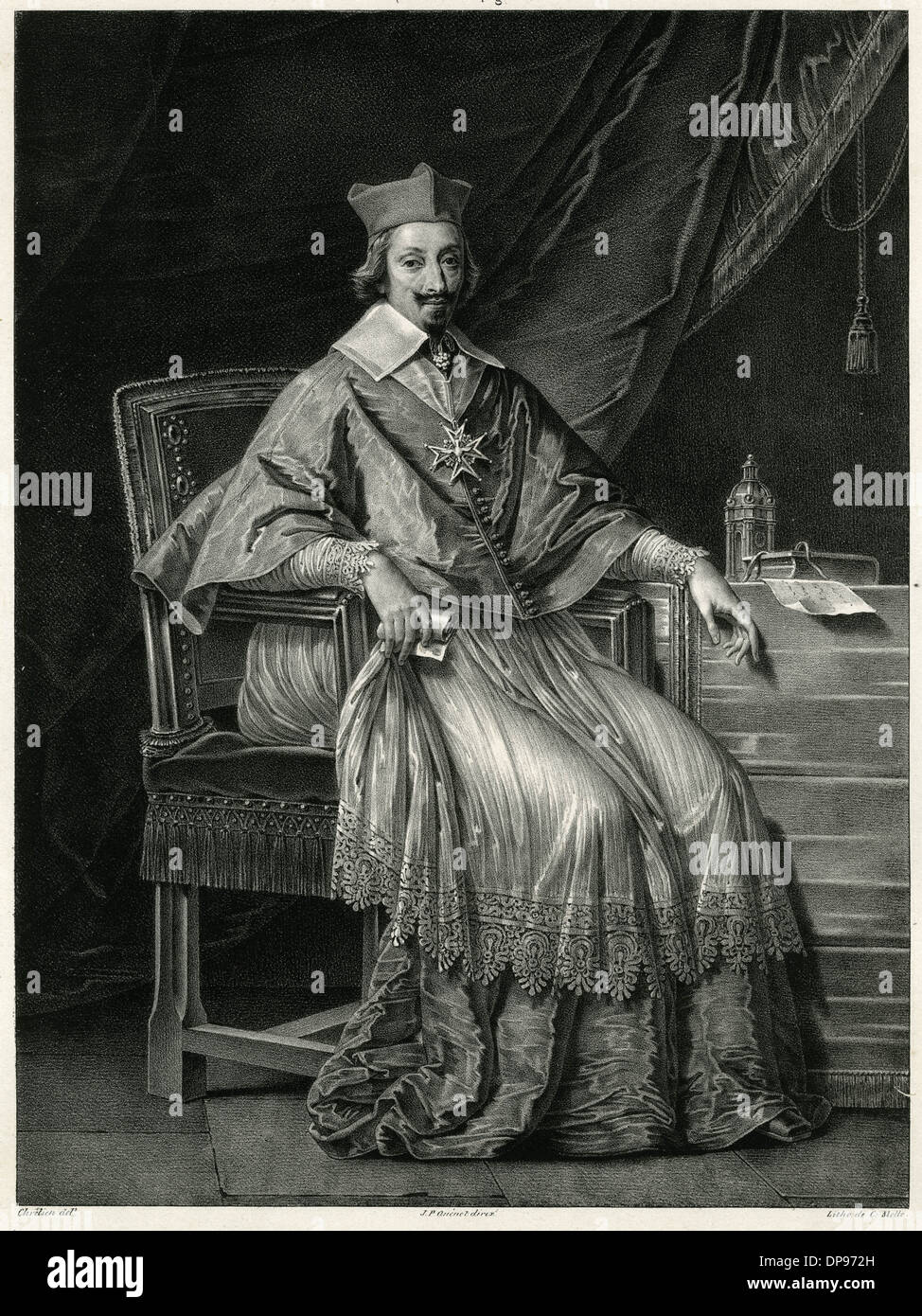 KARDINAL RICHELIEU Stockfoto