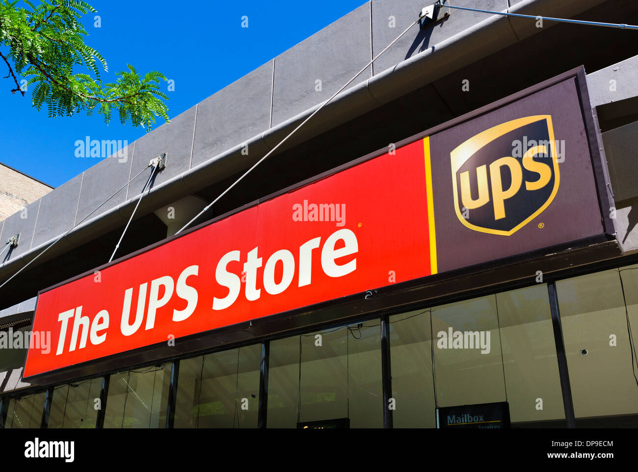 UPS Store im Zentrum von Salt Lake City, Utah, USA Stockfoto