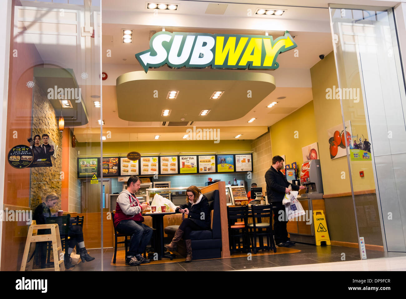 U-Bahn-Restaurant bei Merry Hill, UK. Stockfoto