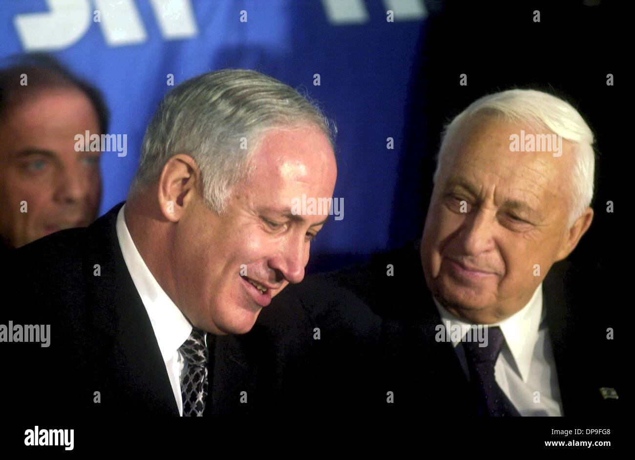 Ariel Sharon auch bekannt durch seine winzigen Arik, geboren; 26. Februar 1928 – 11. Januar 2014 war ein israelischer Staatsmann und in den Ruhestand Stockfoto