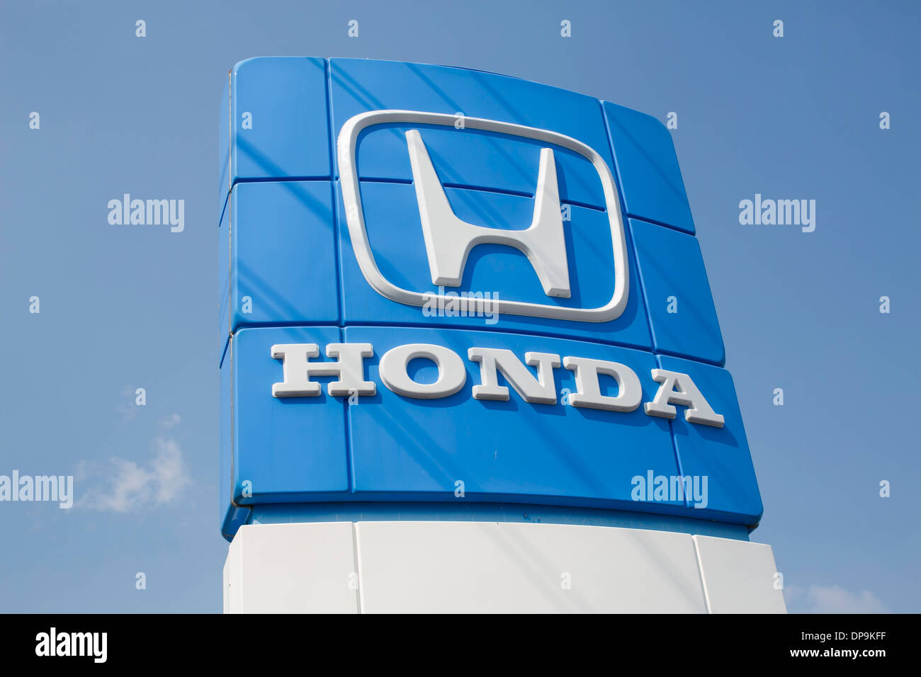 Honda Händler viel in vorstädtischen Maryland. Stockfoto
