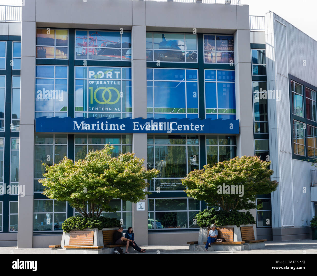 Maritime Veranstaltung auf dem Pier Hafen von Seattle Center.  Seattle, Washington Stockfoto