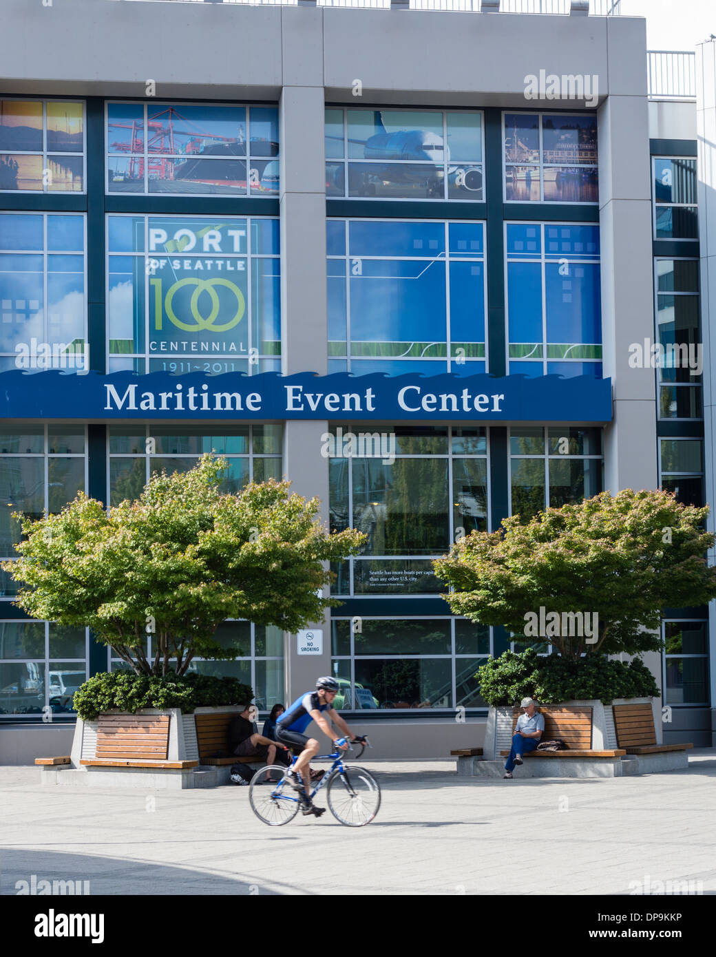 Maritime Veranstaltung auf dem Pier Hafen von Seattle Center.  Seattle, Washington Stockfoto