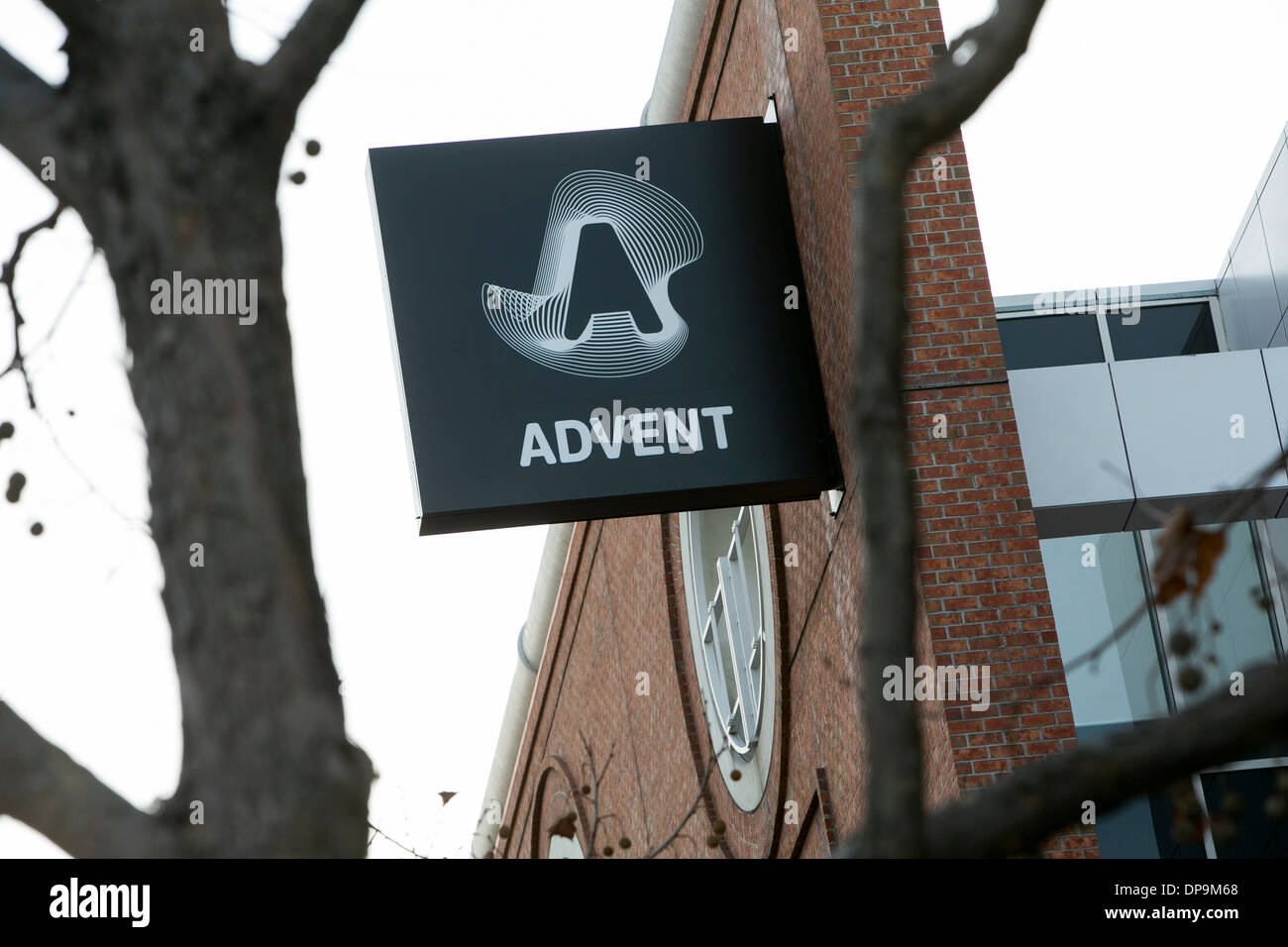 Das Hauptquartier der Advent Software in San Francisco, Kalifornien. Stockfoto