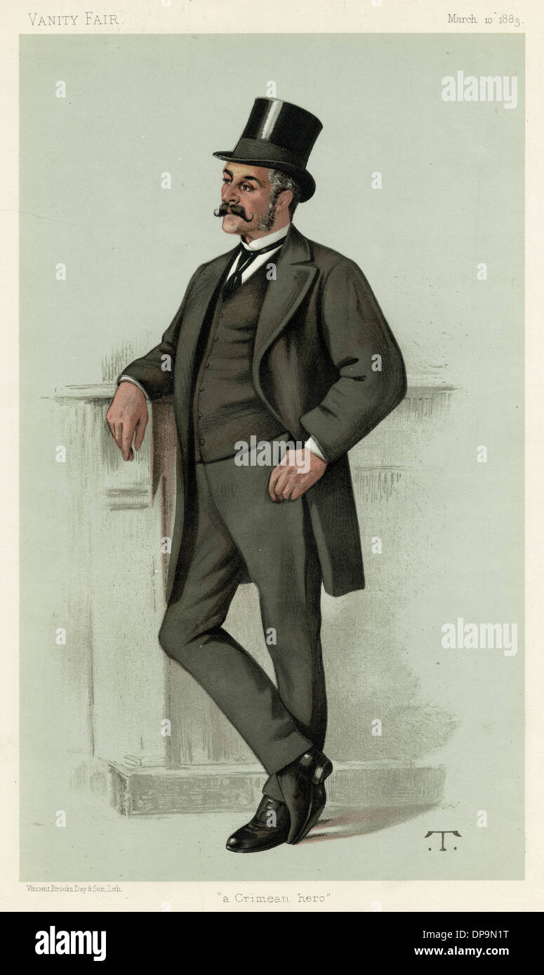 Frederick Burnaby 1883 Stockfoto