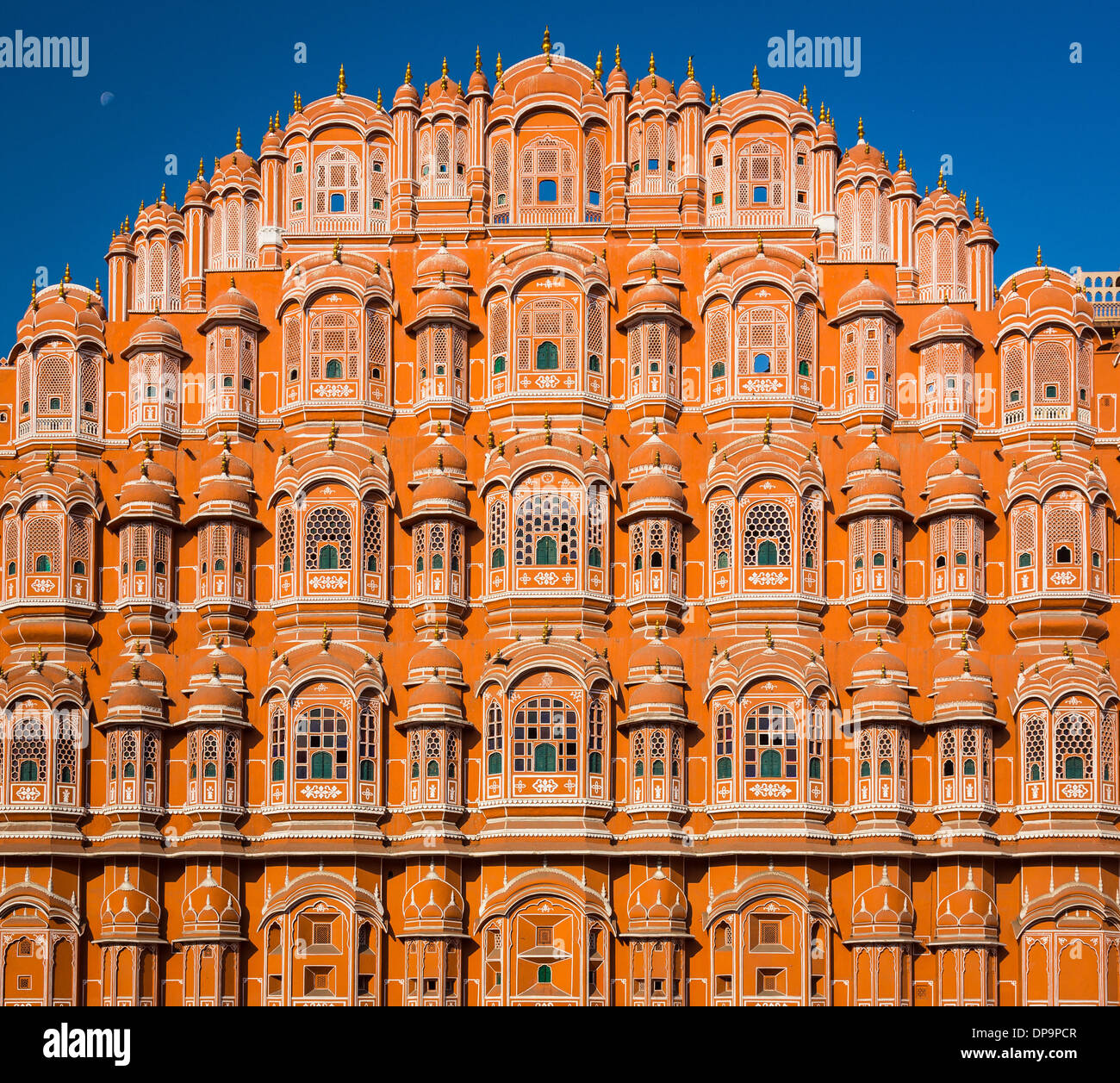 Hawa Mahal ("Palast der Winde" oder "Palace of the Breeze") ist ein Palast in Jaipur, Indien Stockfoto
