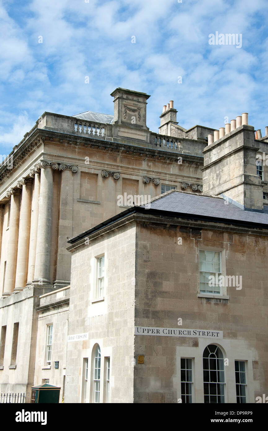 Imposante solide Steinhaus Bad Somerset UK Stockfoto