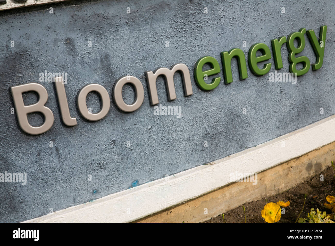 Der Hauptsitz von Bloom Energy in Sunnyvale, Kalifornien. Stockfoto