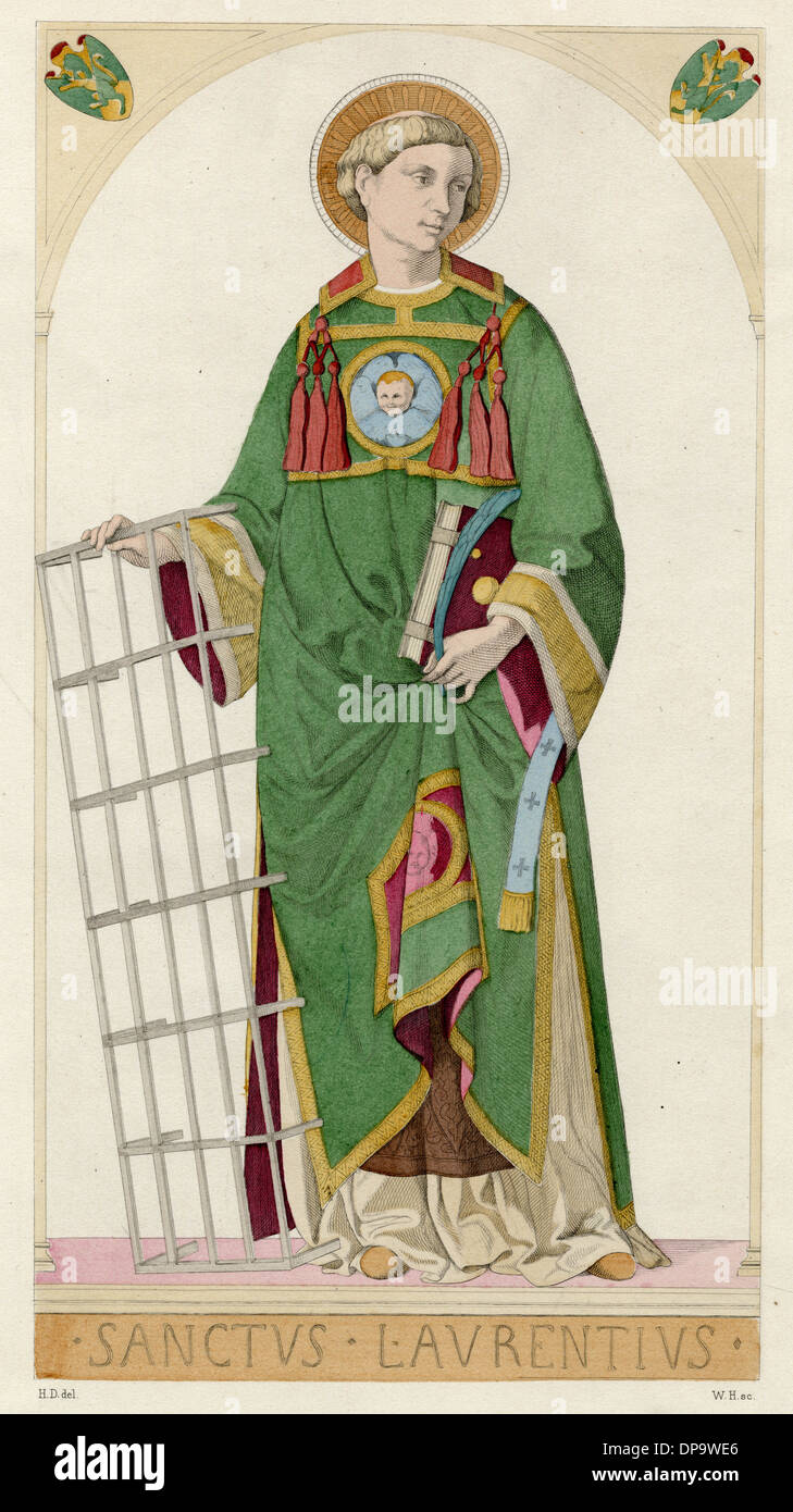 LAURENTIUS VON ROM Stockfotografie Alamy