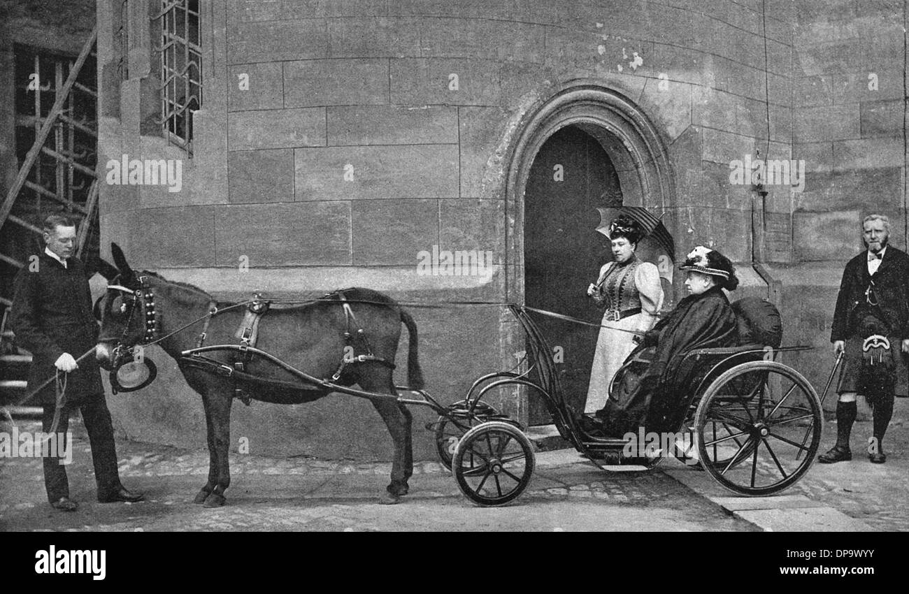 VICTORIA MIT JOHN BROWN Stockfoto