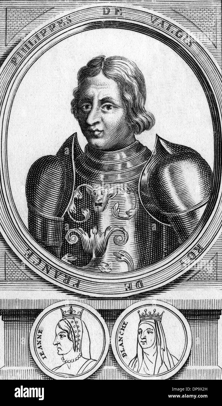 PHILIPPE VI DE VALOIS Stockfoto