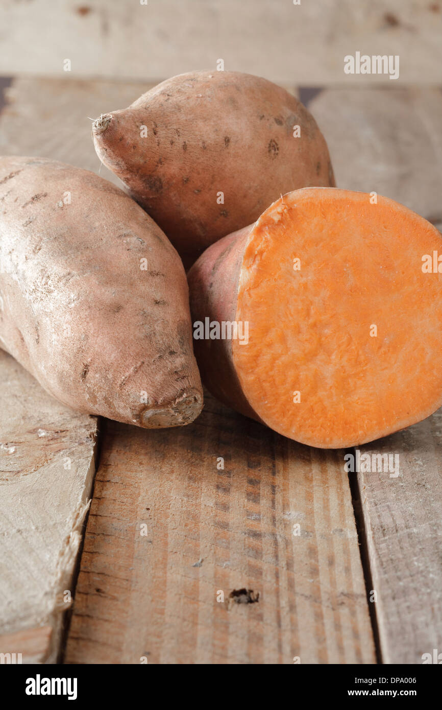 Süßkartoffeln Stockfoto