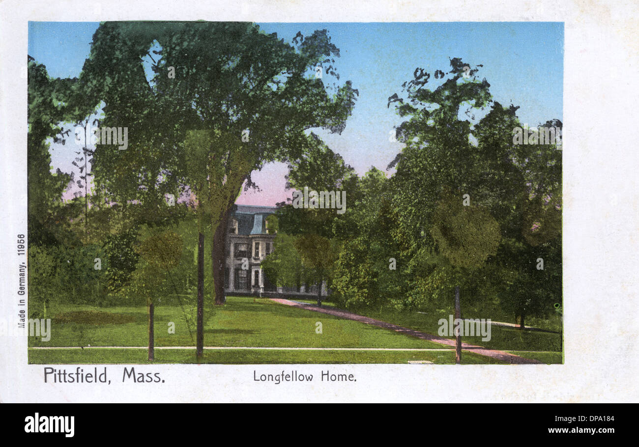 USA - Pittsfield, Massachusetts - Longfellow-Home Stockfoto