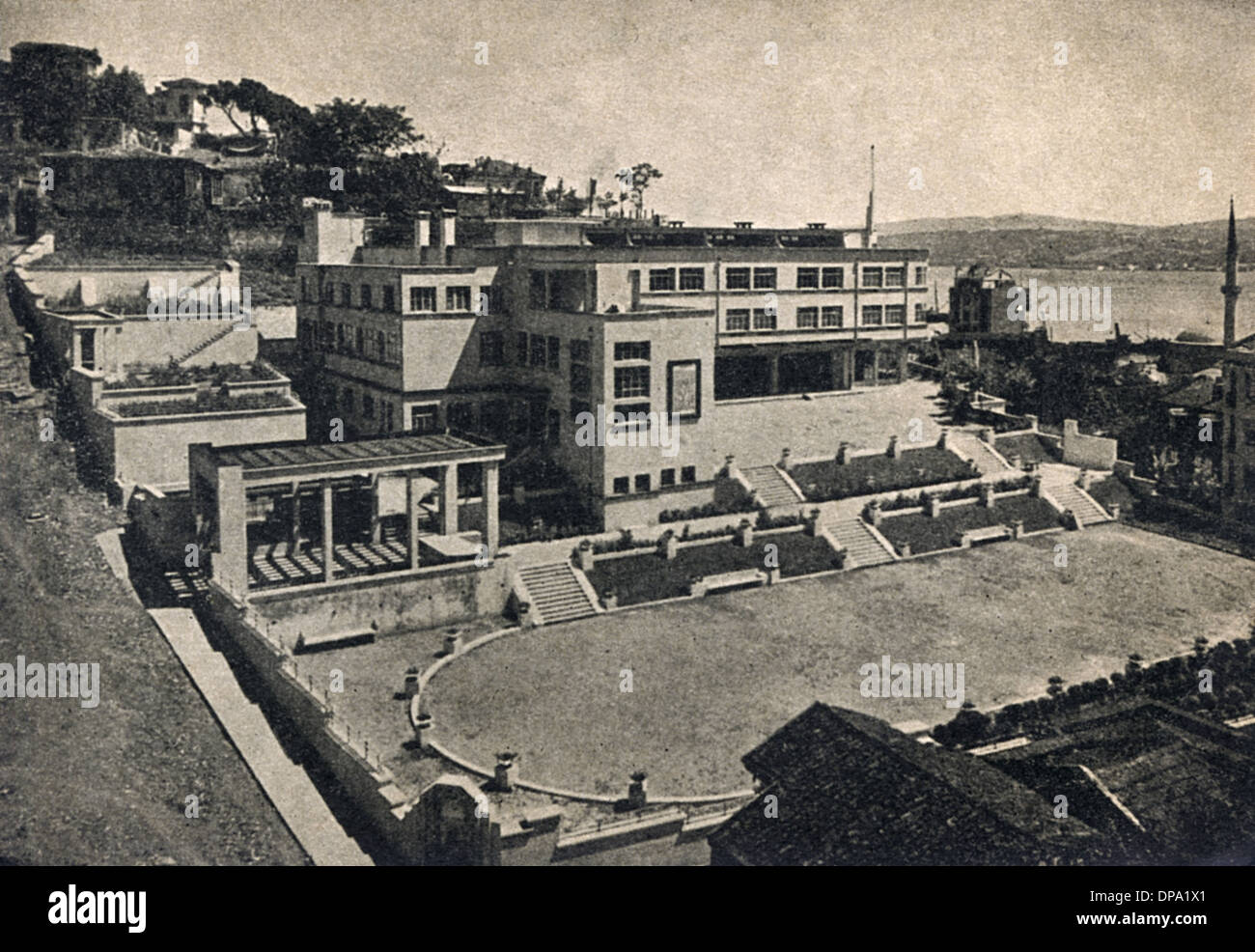 Ismet Inönü-Grundschule in Findikli, Istanbul, Türkei Stockfoto