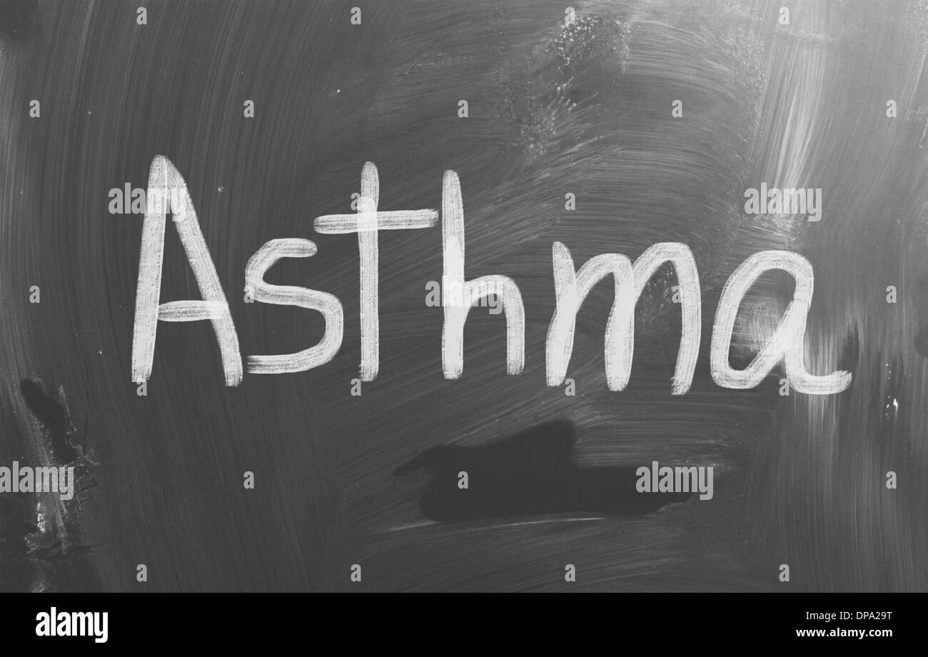 Asthma-Konzept Stockfoto