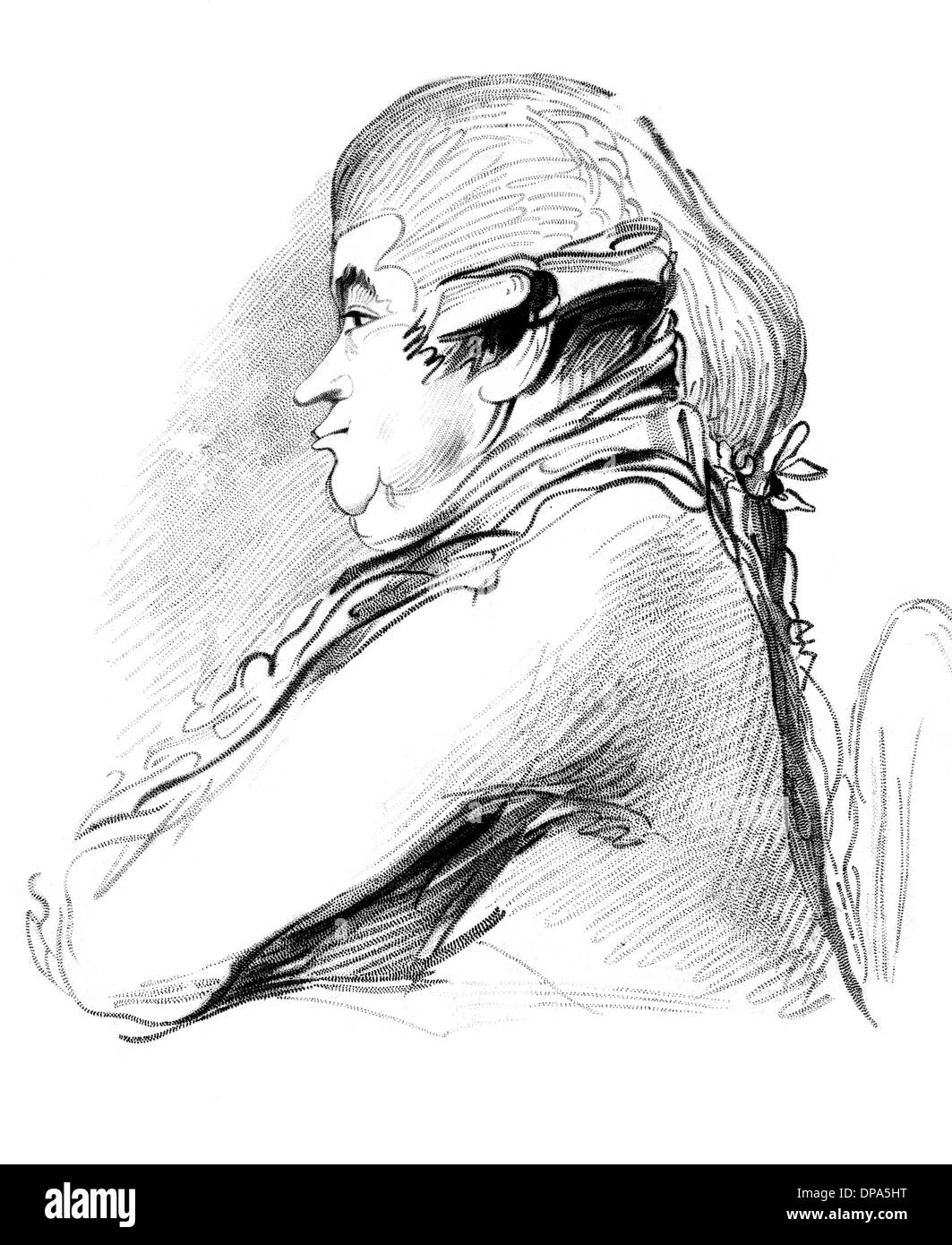 JAMES BOSWELL Stockfoto