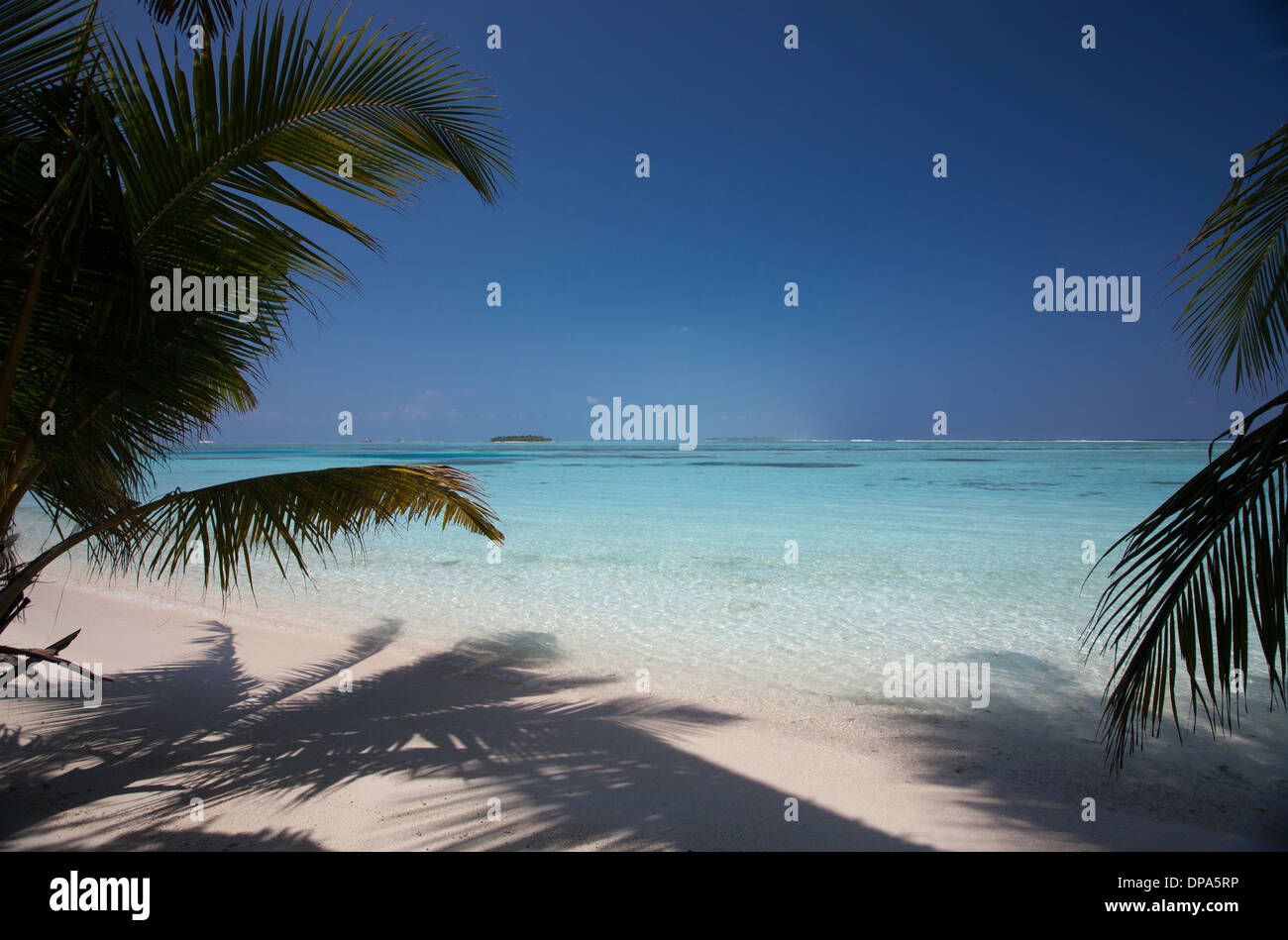 Hudhuranfushi Island, Nord Male Atoll, Malediven Stockfoto