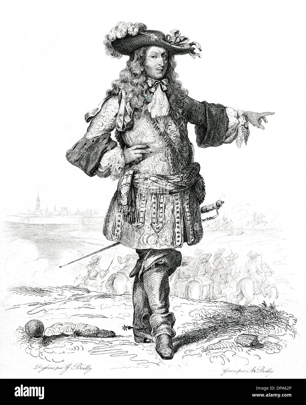 LOUIS II/GRAND CONDE Stockfoto