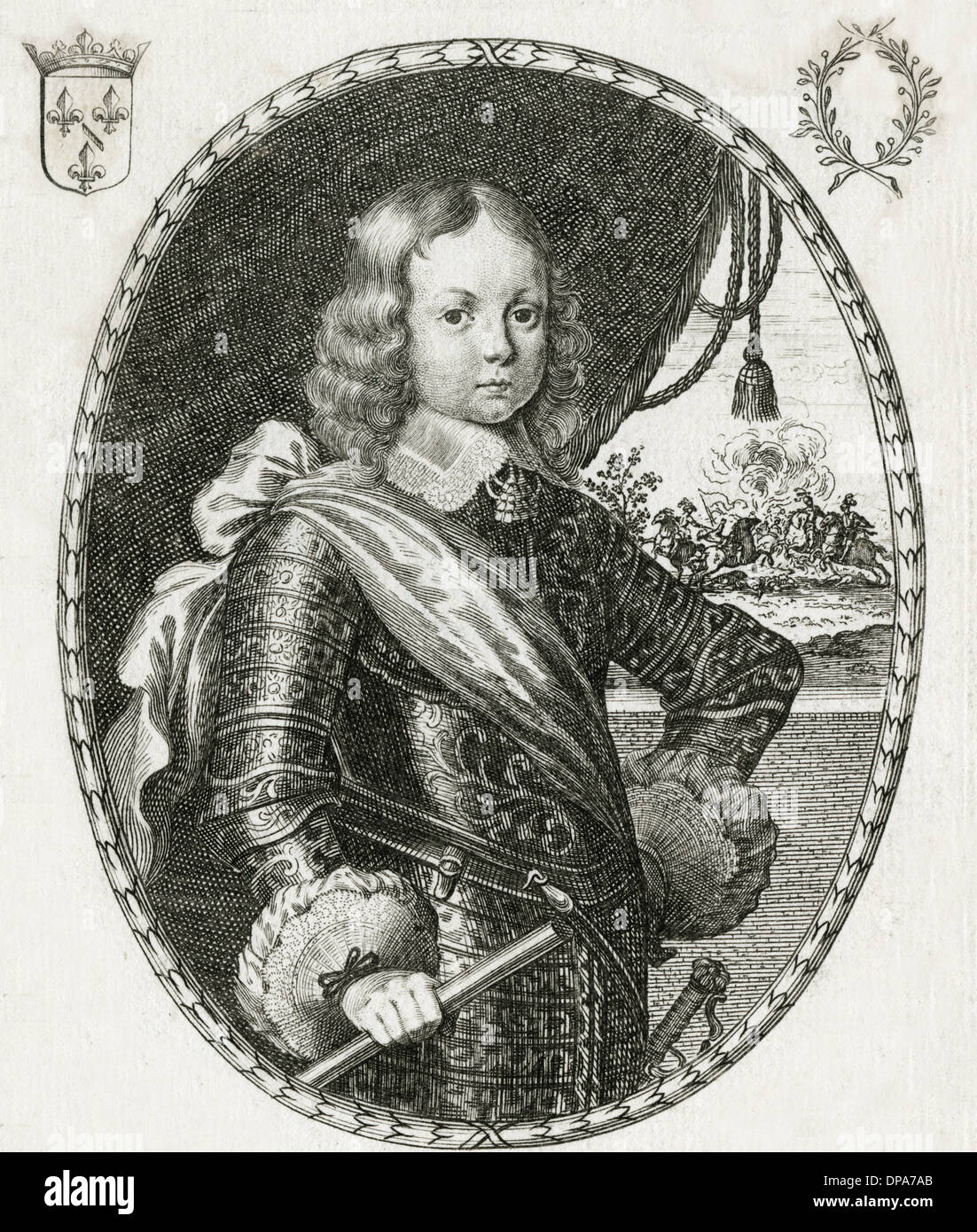 HENRI LOUIS DE BOURBON Stockfoto