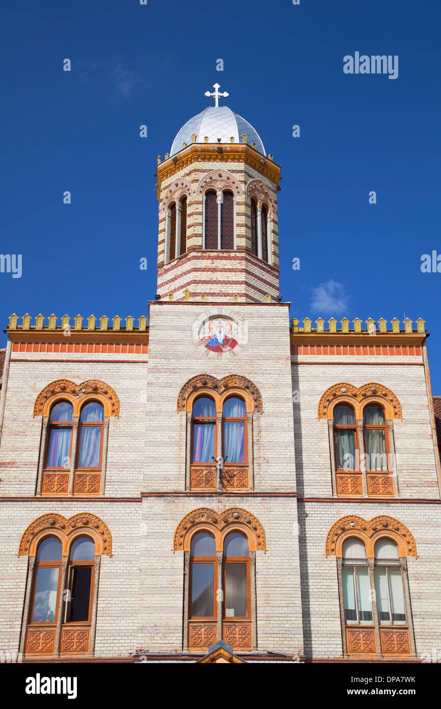 Rumänische Orthodoxe Kathedrale in Piata Sfatului, Kronstadt, Siebenbürgen, Rumänien Stockfoto