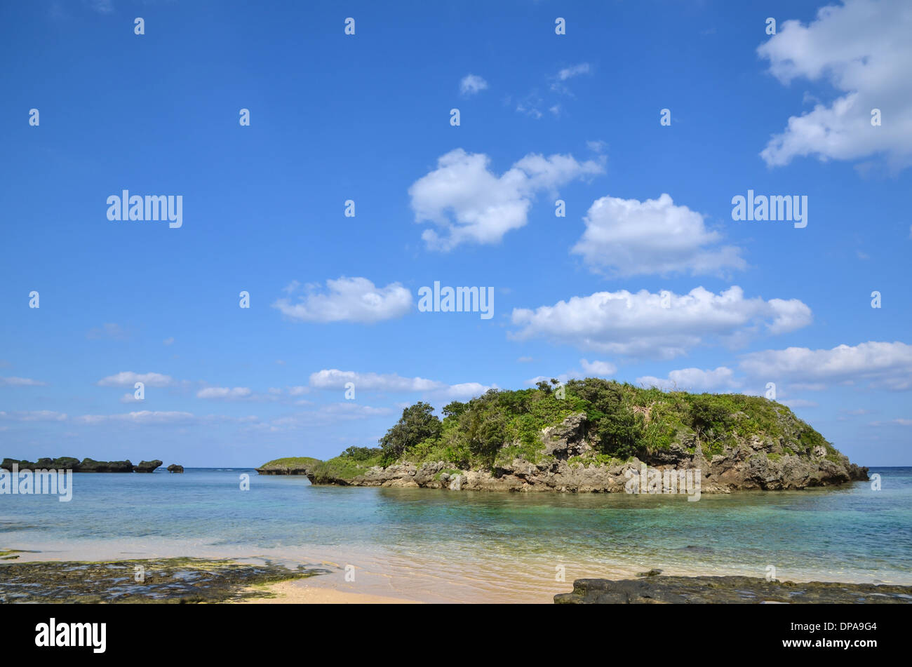 Tropische Inseln an der Küste der japanischen Insel Iriomote Stockfoto