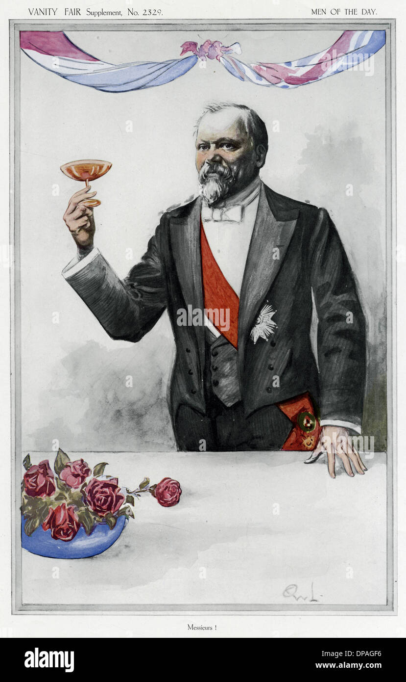 RAYMOND POINCARÉ Stockfoto