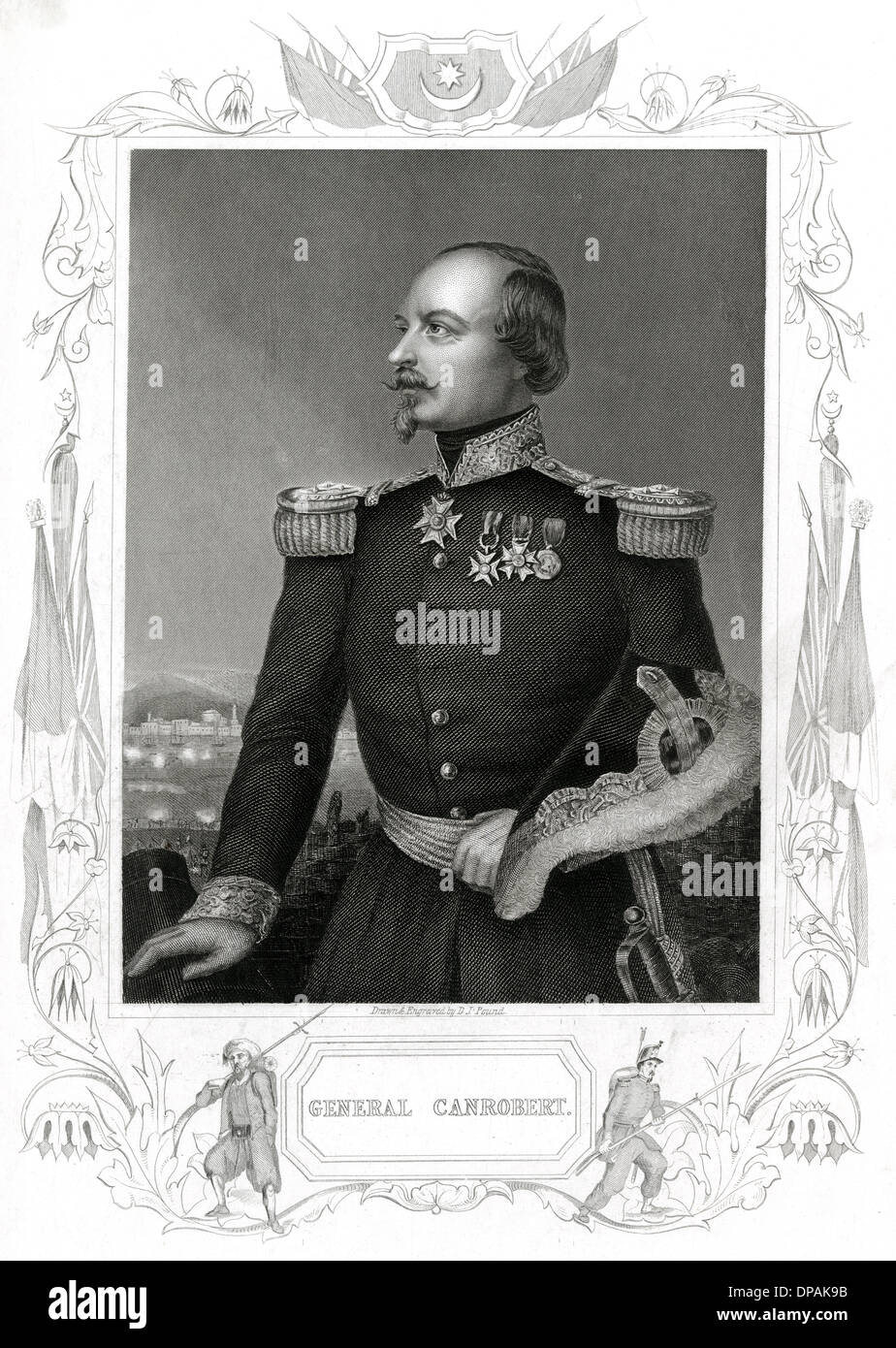 CANROBERT MILITÄRISCHE 19C Stockfoto