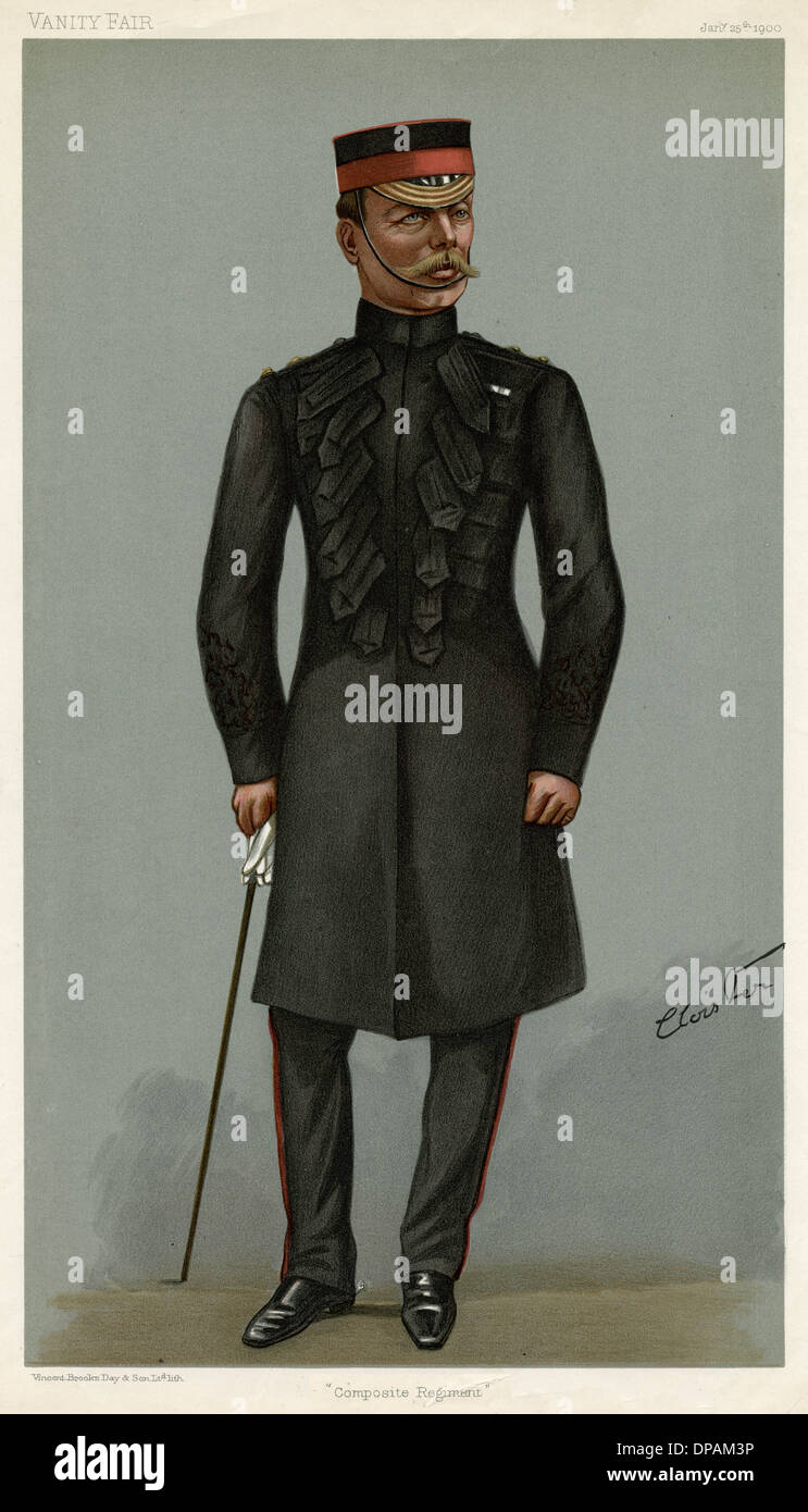 BRITISCHER OFFIZIER Stockfoto