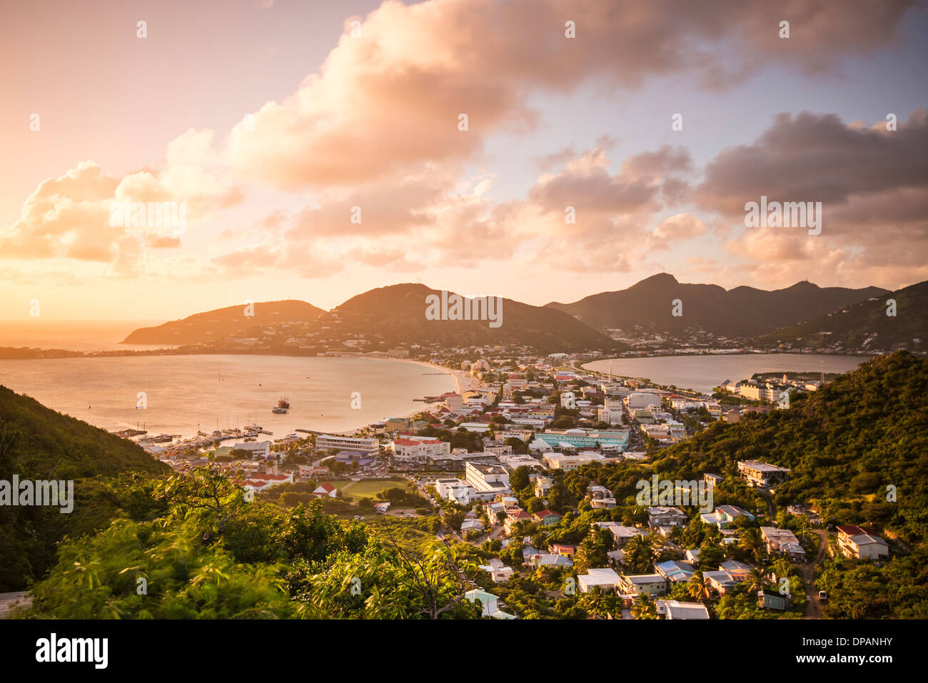 Philipsburg, Sint Maarten in der Karibik. Stockfoto