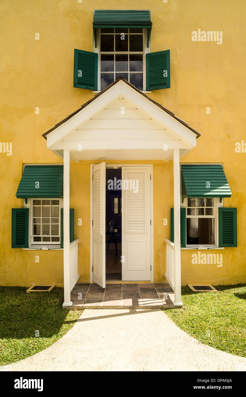 George Washington House, Bush Hill, die Garnison, St. Michael, Barbados Stockfoto