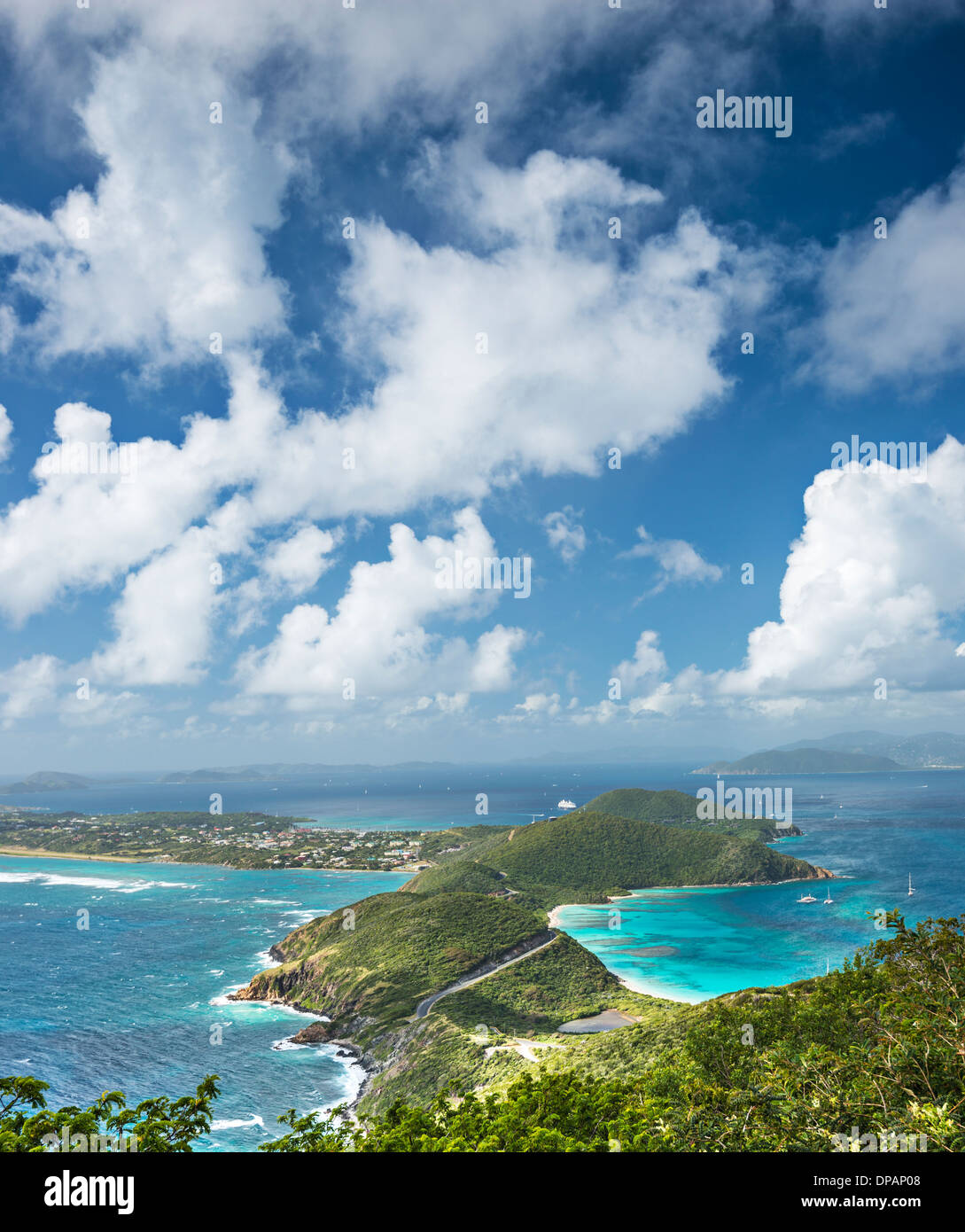Virgin Gorda, Britische Jungferninseln in der Karibik. Stockfoto