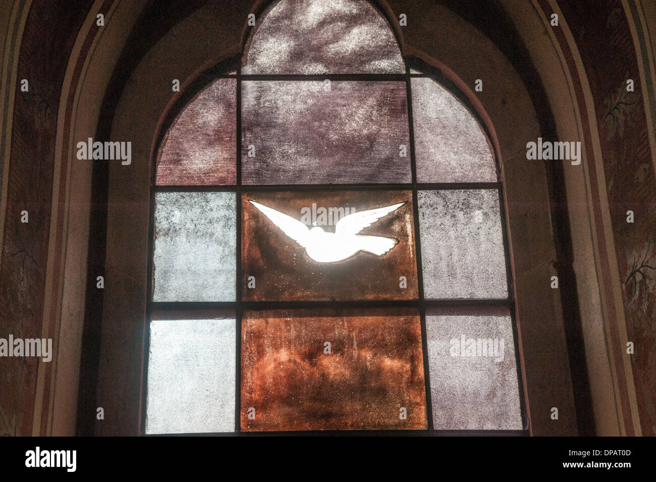 Christliche Kirche Fenster Stockfoto