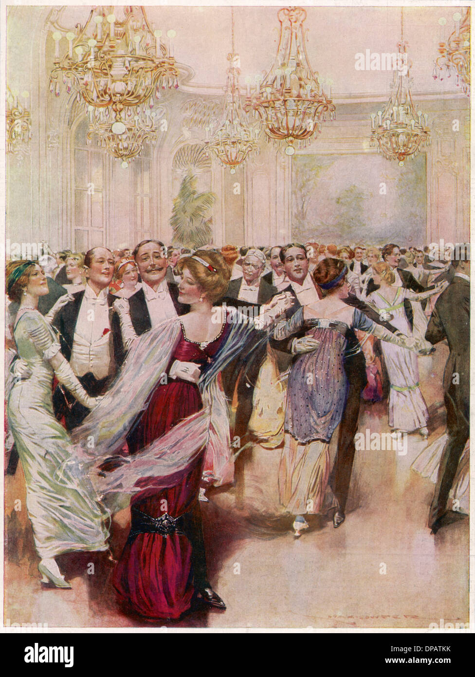 BALL IM SAVOY HOTEL Stockfoto