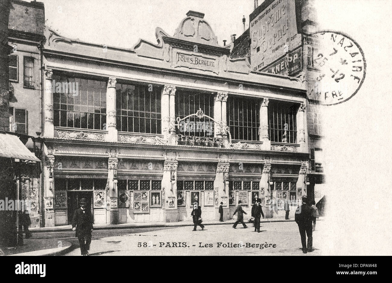 FOLIES BERGERE/1913 Stockfoto