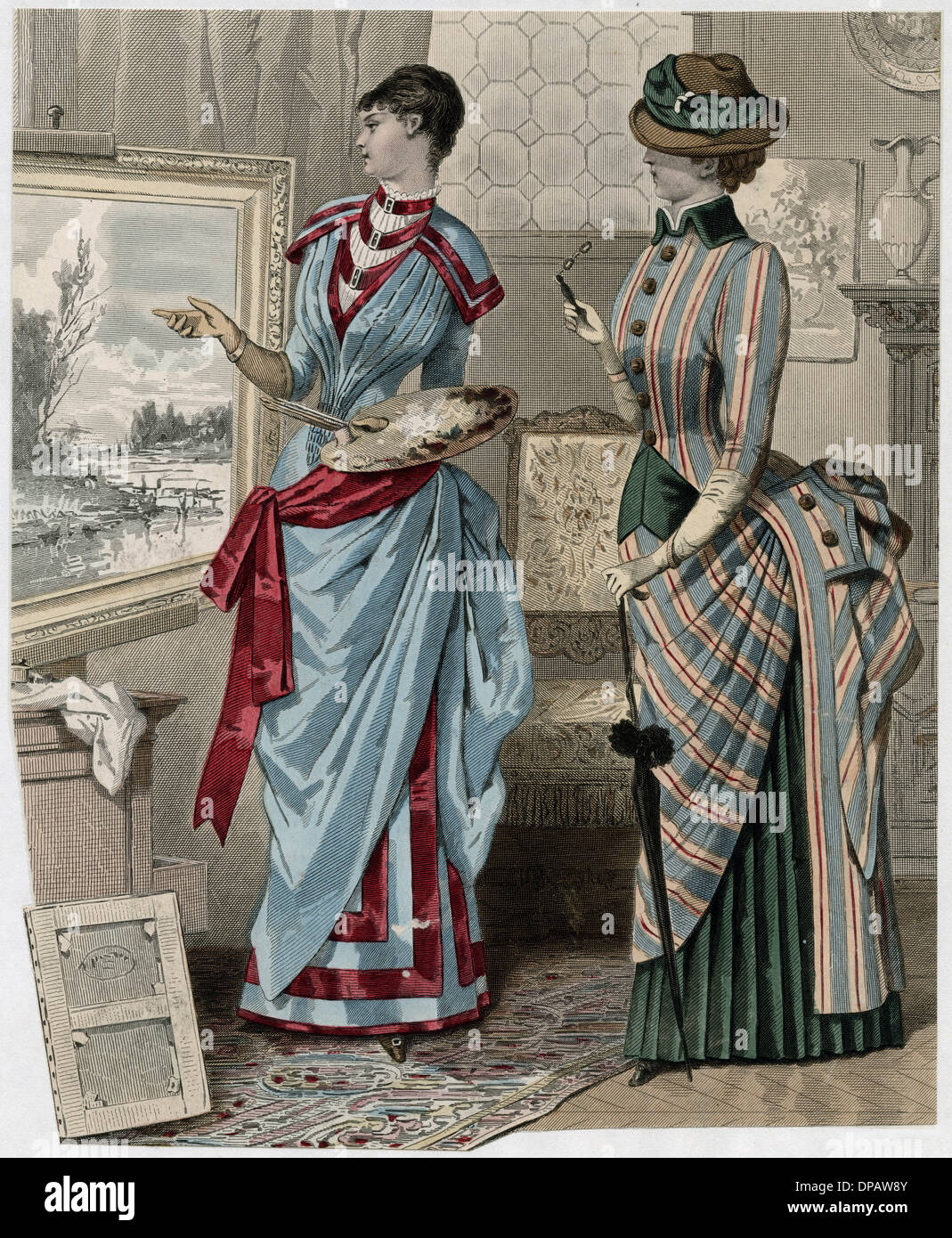 Verzeichniskostüm - 1883 Stockfoto
