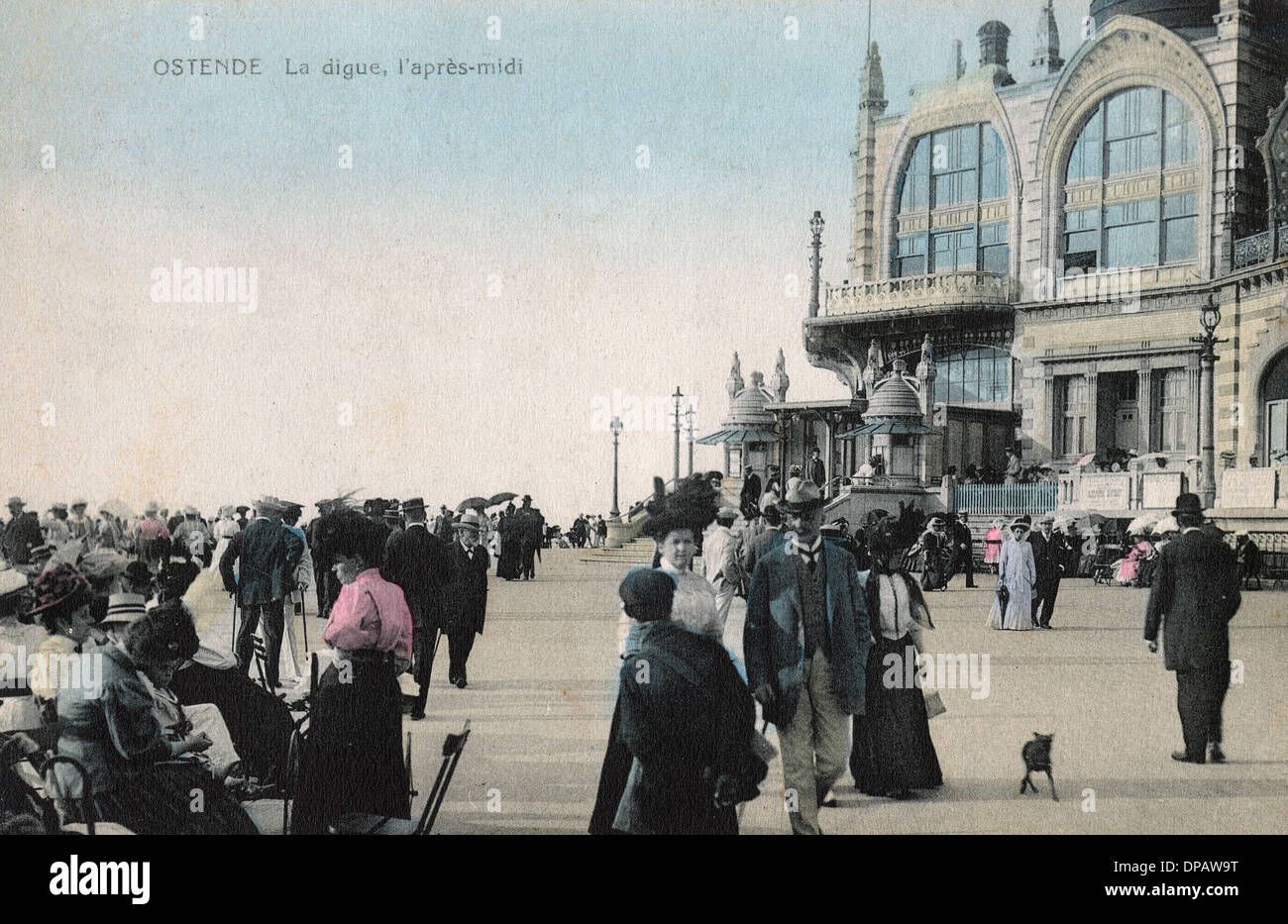 SOZIALE/OSTENDE-NACHMITTAG Stockfoto