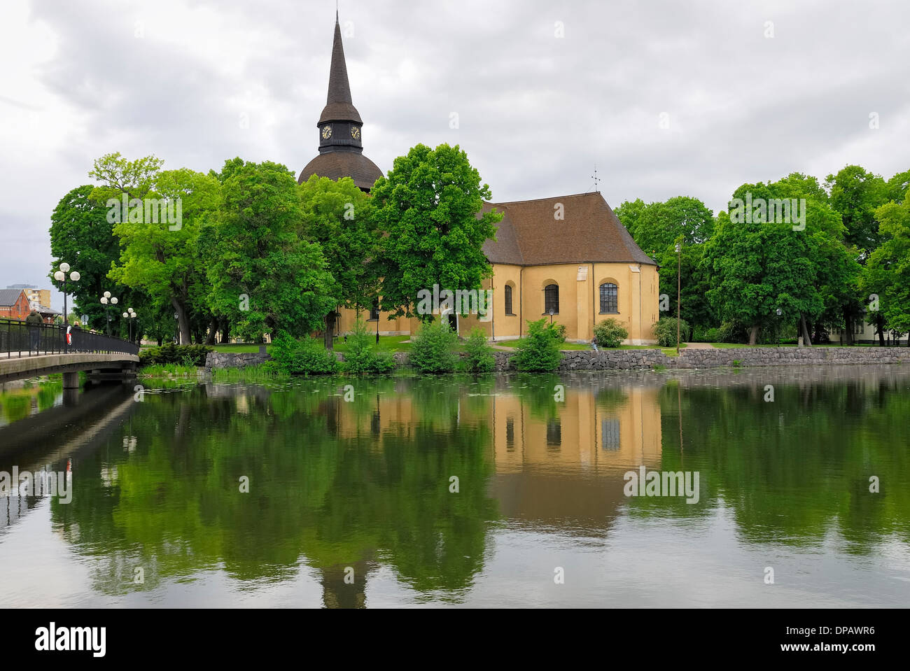 Kloster-Kirche in Eskilstuna Stockfoto