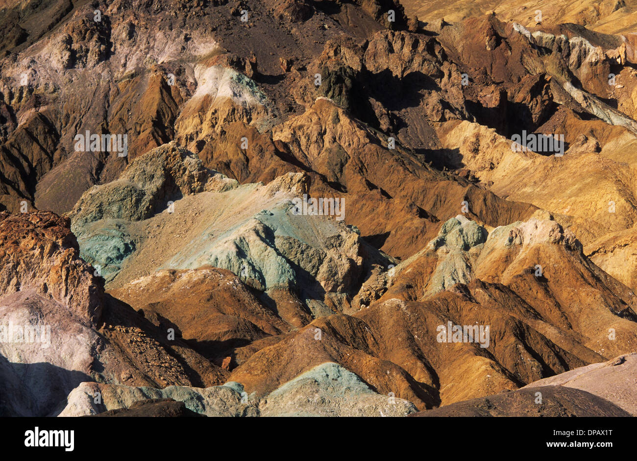 Elk248-1463 Kalifornien, Death Valley Nationalpark, Artists Drive, Künstler-Palette Stockfoto